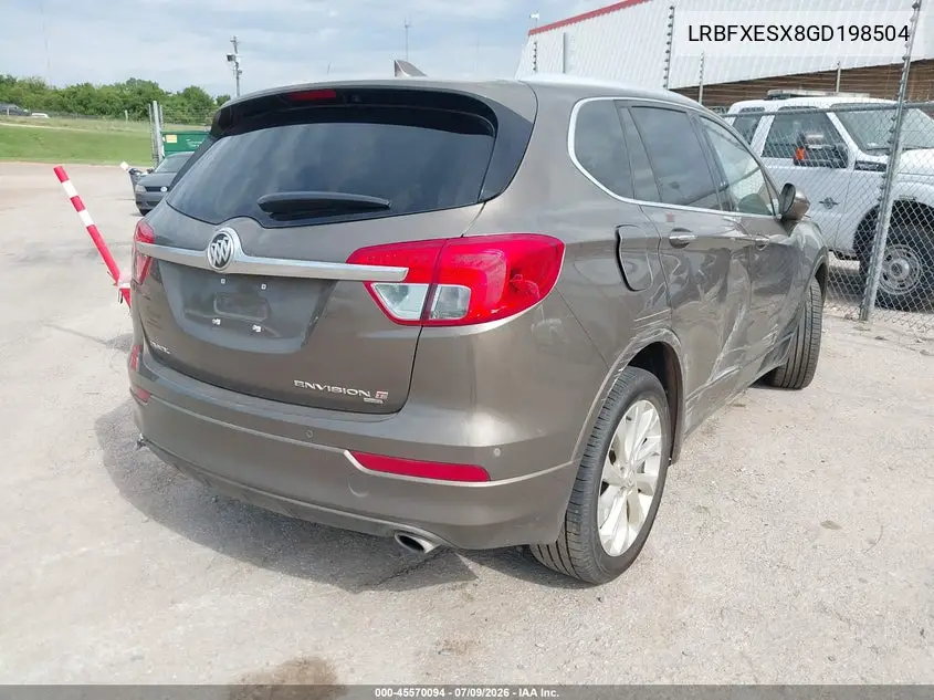 2016 Buick Envision Premium I VIN: LRBFXESX8GD198504 Lot: 45570094