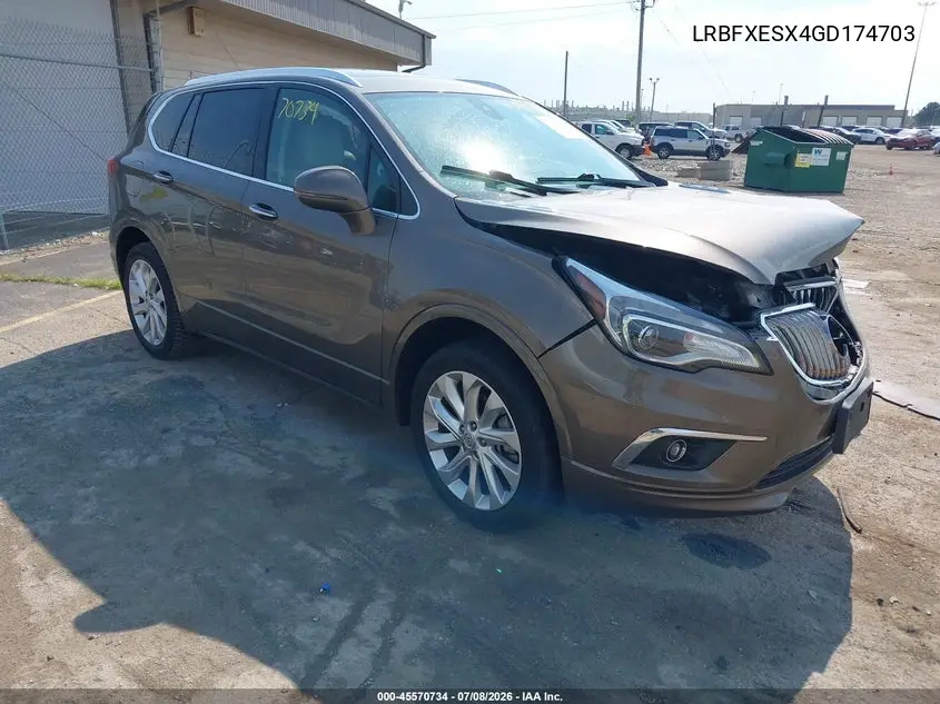 2016 Buick Envision Premium I VIN: LRBFXESX4GD174703 Lot: 45570734