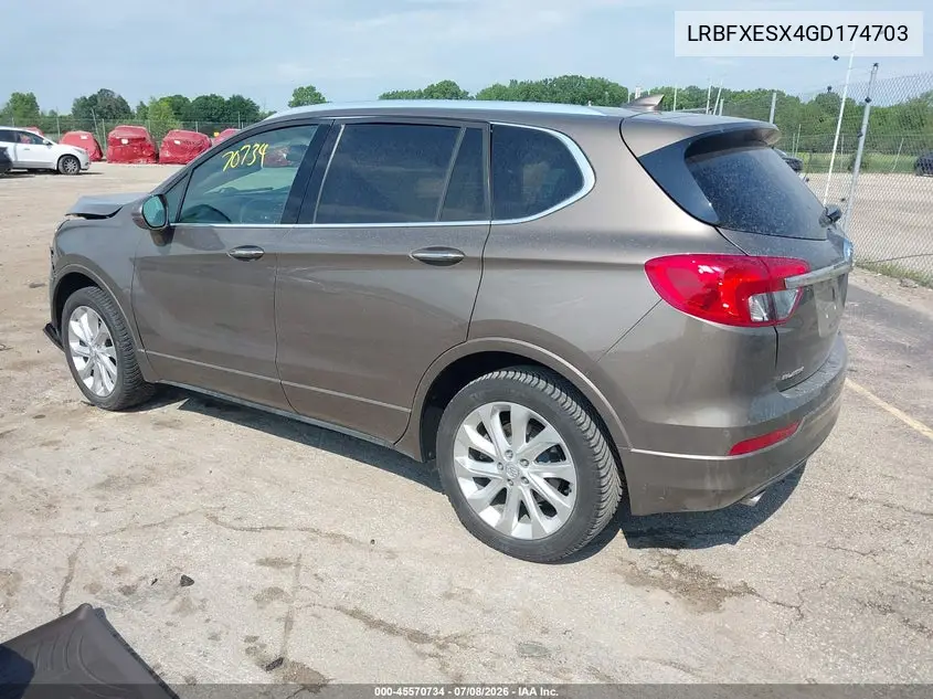 2016 Buick Envision Premium I VIN: LRBFXESX4GD174703 Lot: 45570734