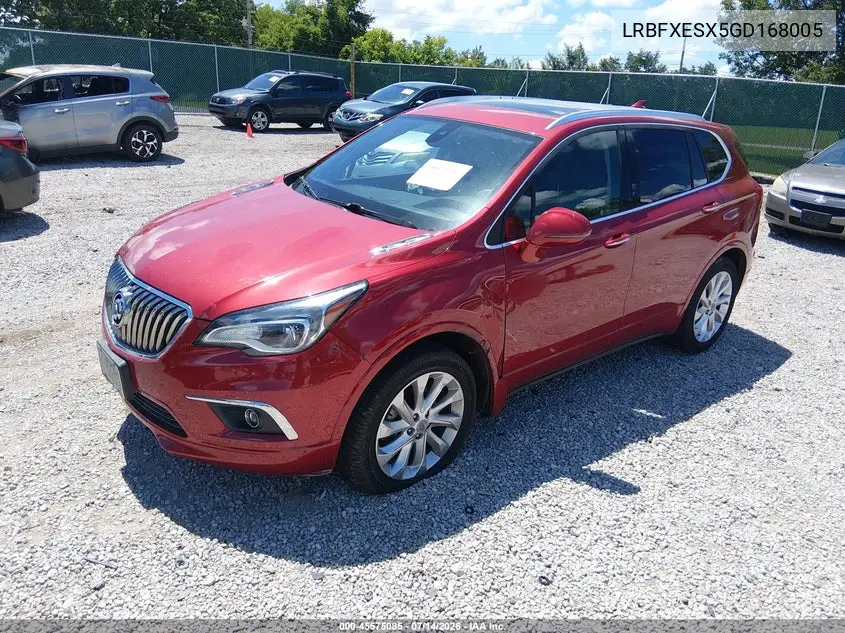 2016 Buick Envision Premium I VIN: LRBFXESX5GD168005 Lot: 45575085