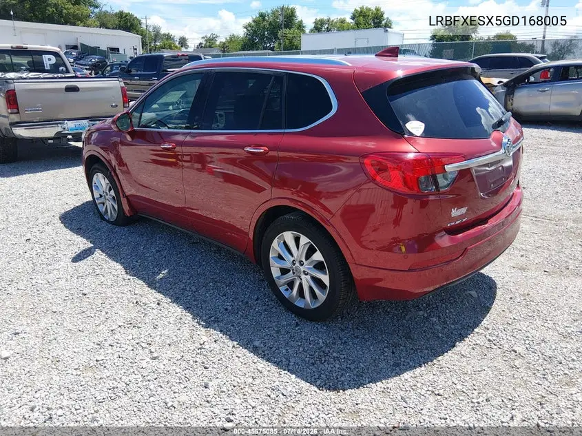 2016 Buick Envision Premium I VIN: LRBFXESX5GD168005 Lot: 45575085