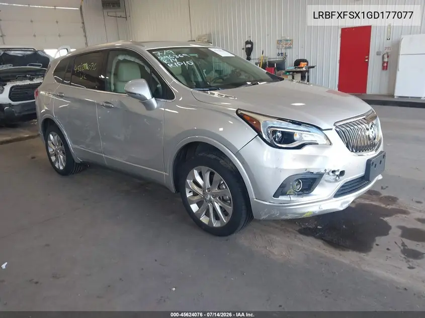 2016 Buick Envision Premium Ii VIN: LRBFXFSX1GD177077 Lot: 45624076