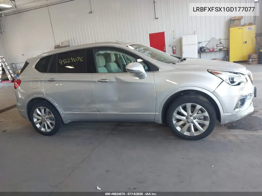 2016 Buick Envision Premium Ii VIN: LRBFXFSX1GD177077 Lot: 45624076