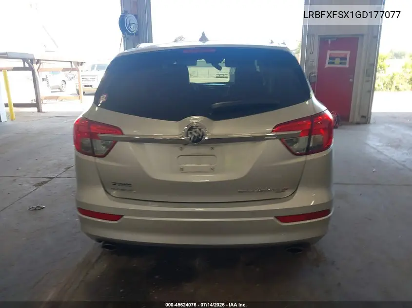 2016 Buick Envision Premium Ii VIN: LRBFXFSX1GD177077 Lot: 45624076