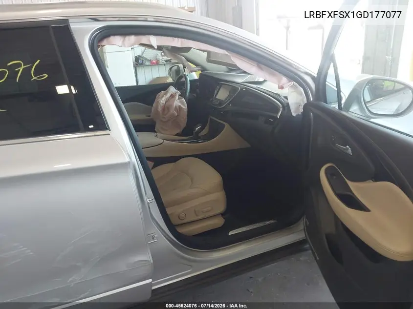 2016 Buick Envision Premium Ii VIN: LRBFXFSX1GD177077 Lot: 45624076