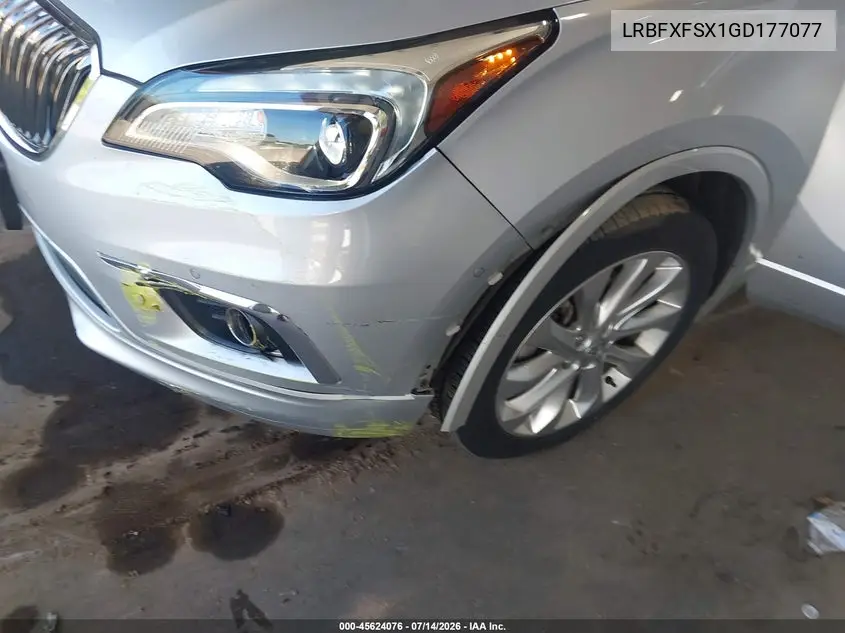 2016 Buick Envision Premium Ii VIN: LRBFXFSX1GD177077 Lot: 45624076