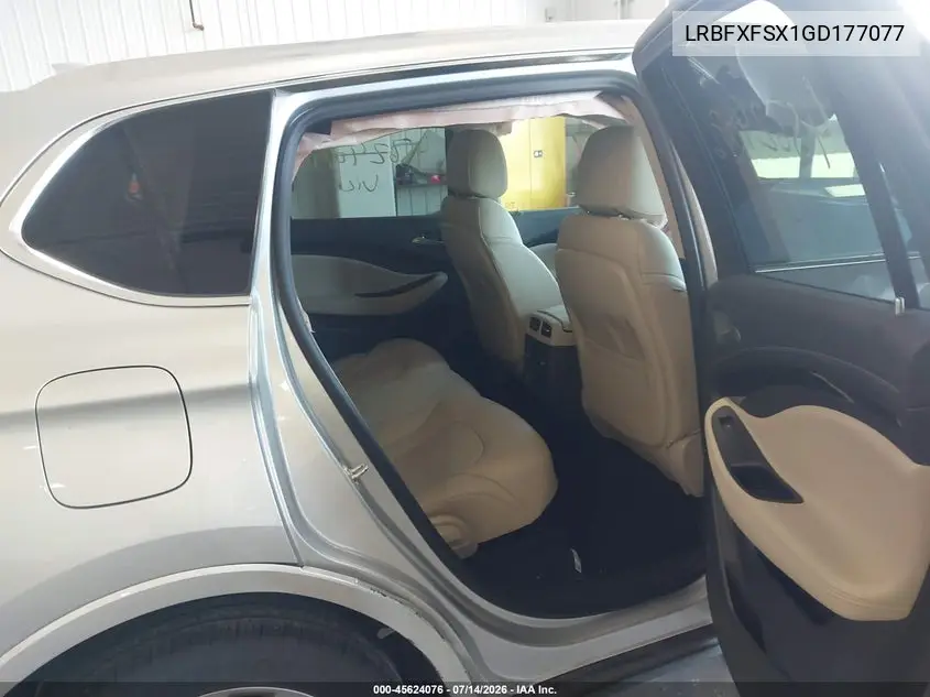 2016 Buick Envision Premium Ii VIN: LRBFXFSX1GD177077 Lot: 45624076