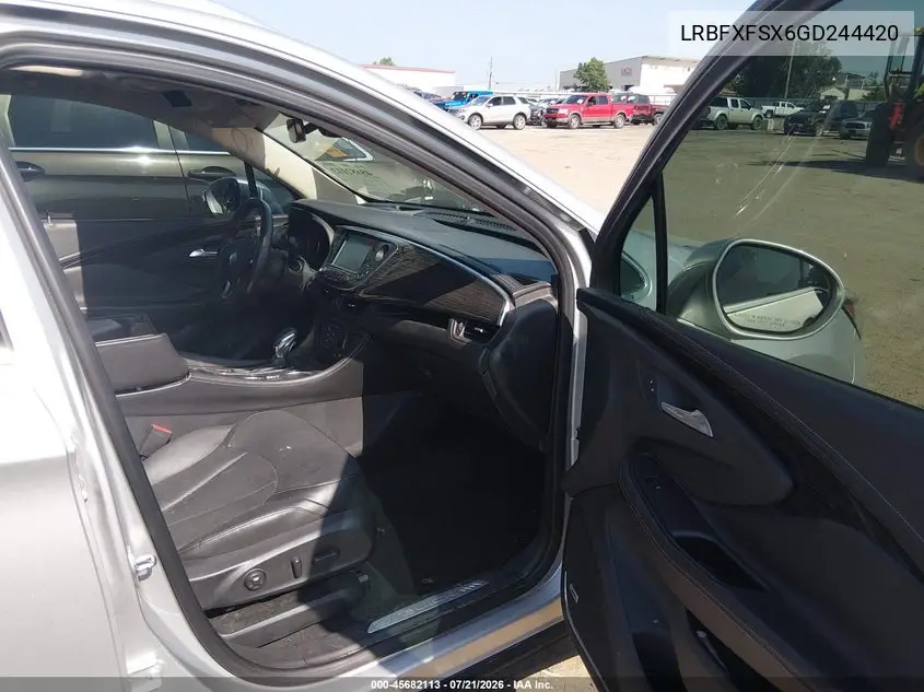 2016 Buick Envision Premium Ii VIN: LRBFXFSX6GD244420 Lot: 45682113