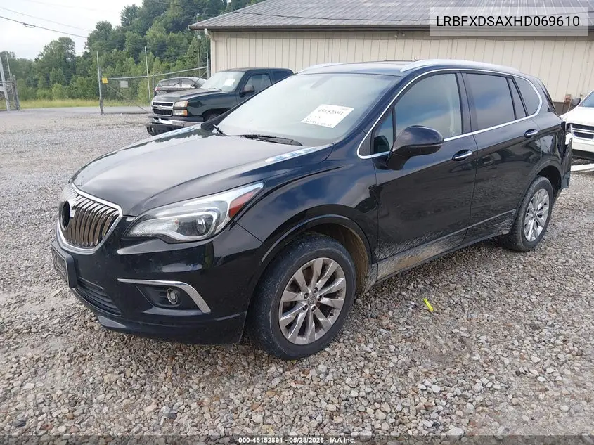 2017 Buick Envision Essence VIN: LRBFXDSAXHD069610 Lot: 45152891