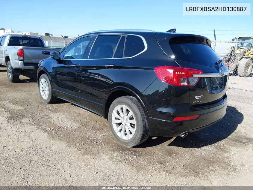 2017 Buick Envision Essence VIN: LRBFXBSA2HD130887 Lot: 45242143