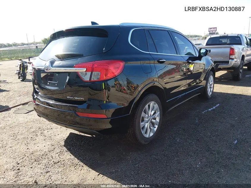 2017 Buick Envision Essence VIN: LRBFXBSA2HD130887 Lot: 45242143