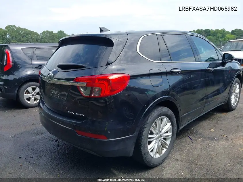 2017 Buick Envision Preferred VIN: LRBFXASA7HD065982 Lot: 45311323