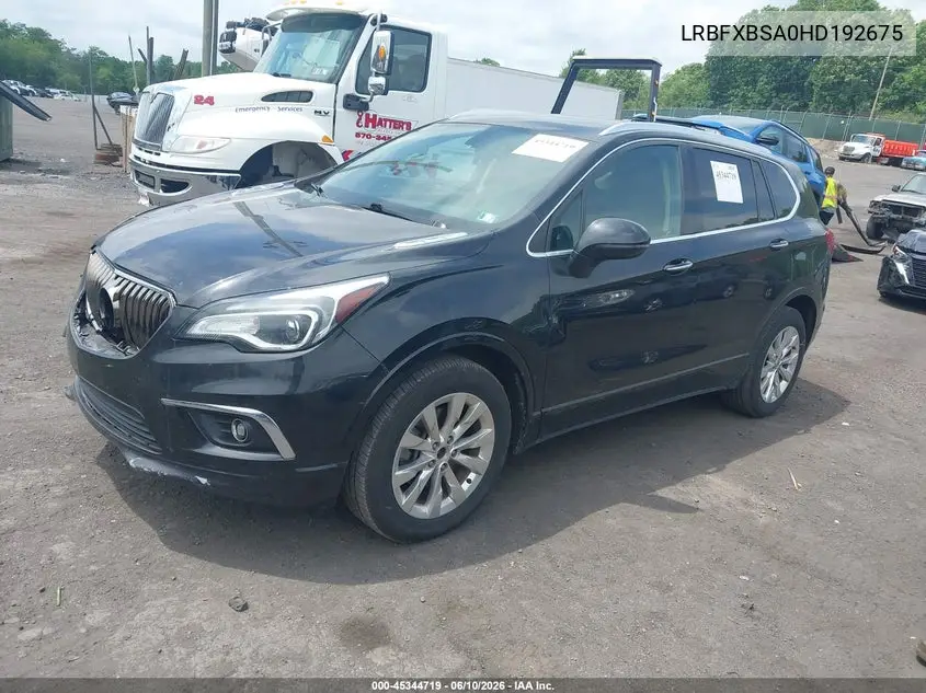2017 Buick Envision Essence VIN: LRBFXBSA0HD192675 Lot: 45344719