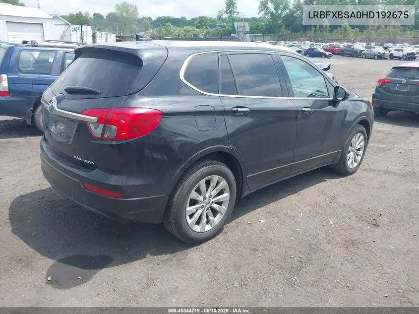 2017 Buick Envision Essence VIN: LRBFXBSA0HD192675 Lot: 45344719