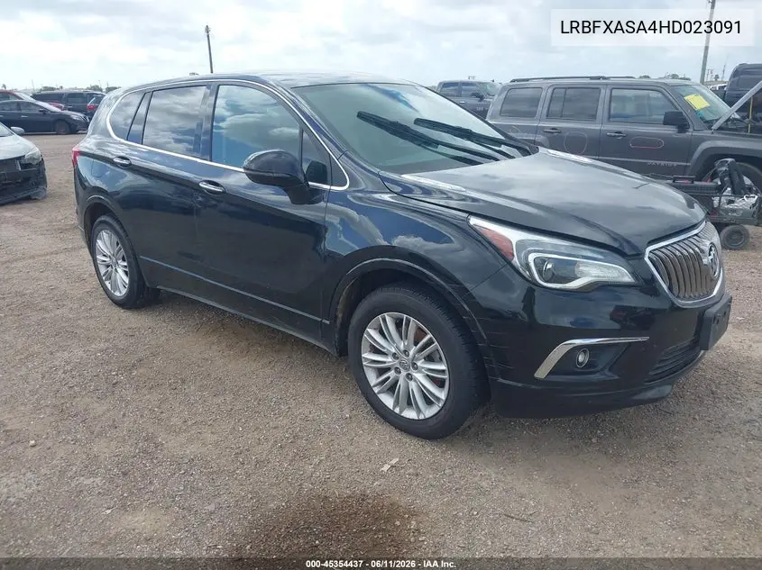 2017 Buick Envision Preferred VIN: LRBFXASA4HD023091 Lot: 45354437