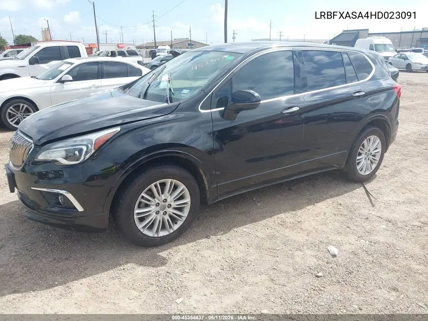 2017 Buick Envision Preferred VIN: LRBFXASA4HD023091 Lot: 45354437