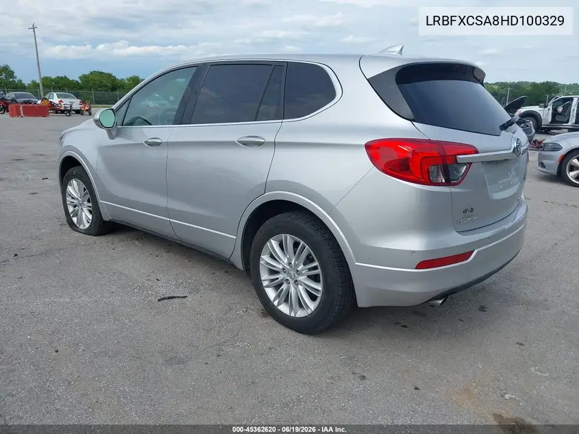 2017 Buick Envision Preferred VIN: LRBFXCSA8HD100329 Lot: 45362620
