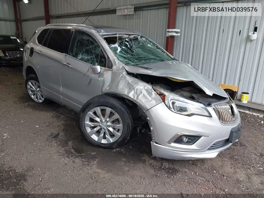 2017 Buick Envision Essence VIN: LRBFXBSA1HD039576 Lot: 45374066