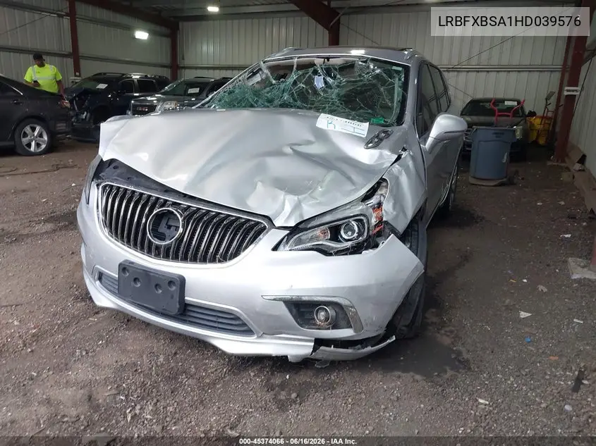 2017 Buick Envision Essence VIN: LRBFXBSA1HD039576 Lot: 45374066