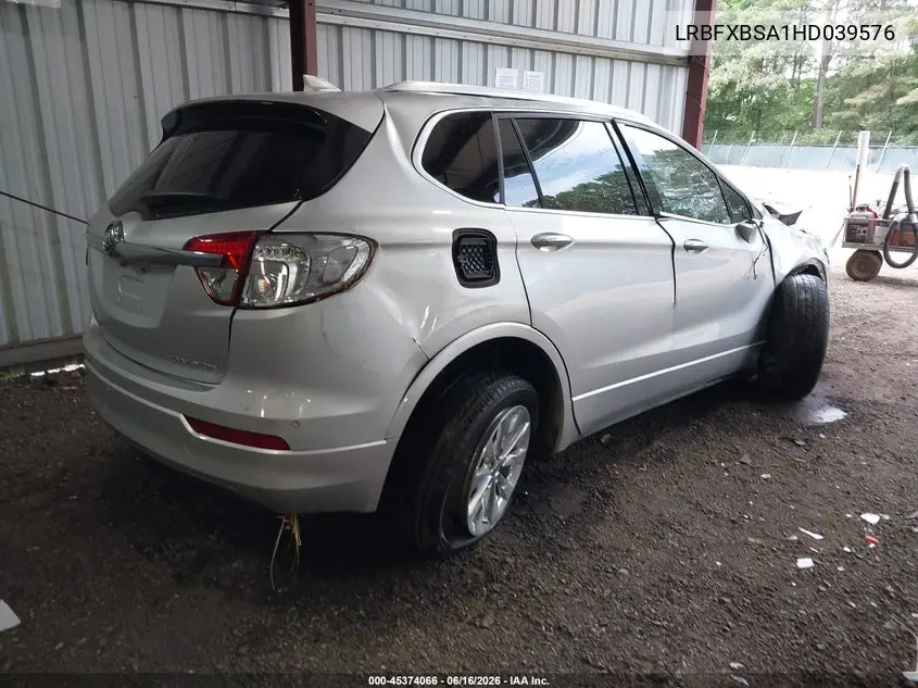 2017 Buick Envision Essence VIN: LRBFXBSA1HD039576 Lot: 45374066