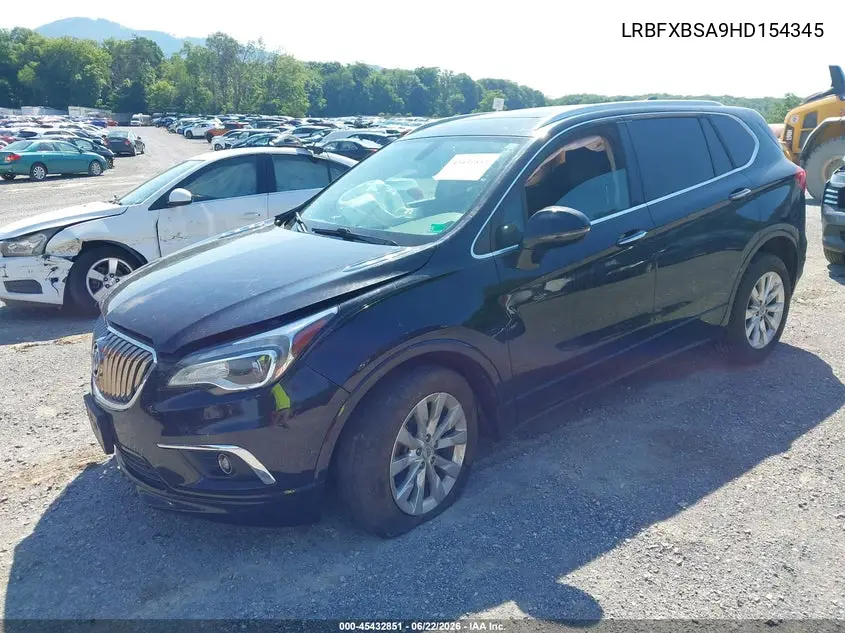2017 Buick Envision Essence VIN: LRBFXBSA9HD154345 Lot: 45432851