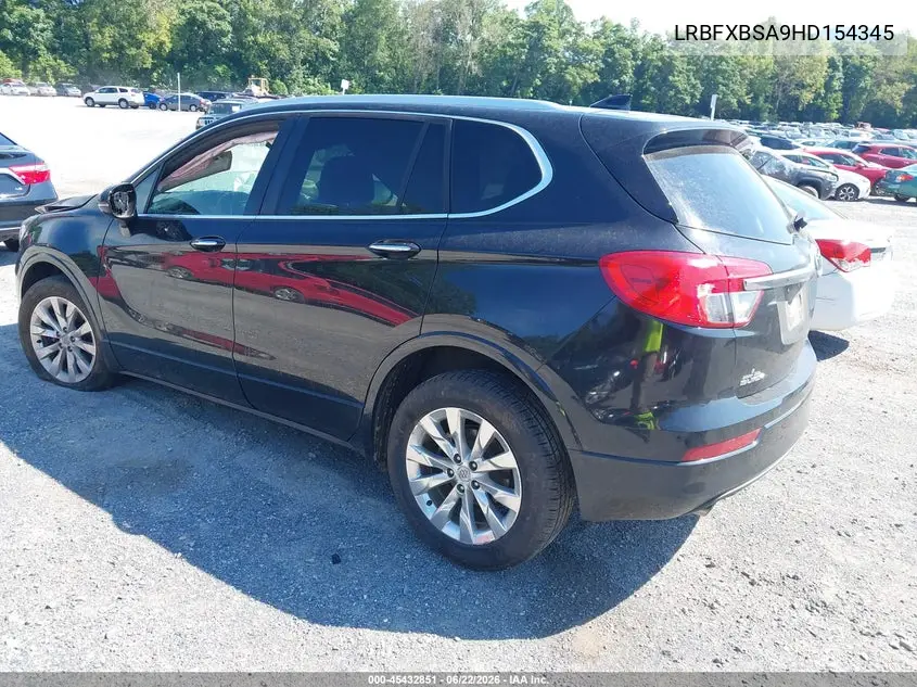 2017 Buick Envision Essence VIN: LRBFXBSA9HD154345 Lot: 45432851