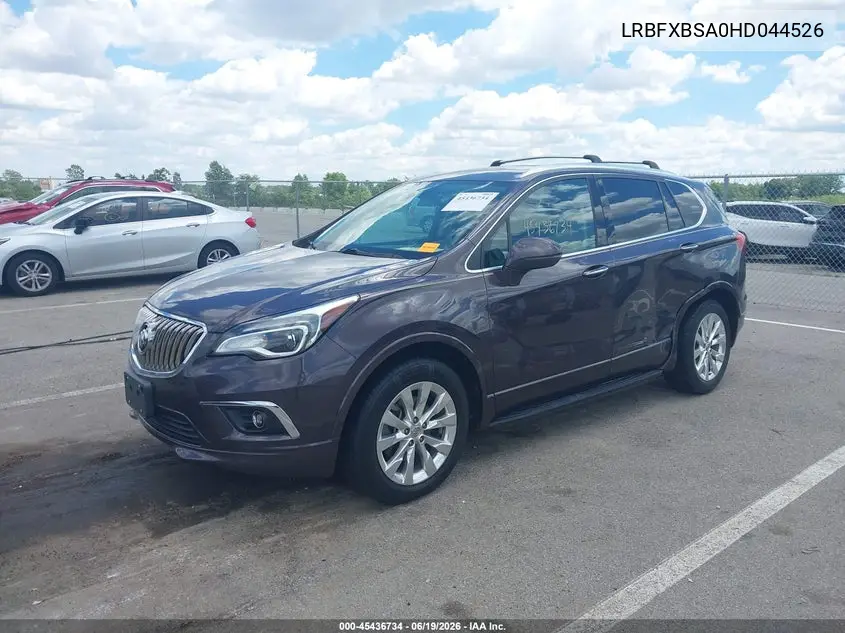 2017 Buick Envision Essence VIN: LRBFXBSA0HD044526 Lot: 45436734