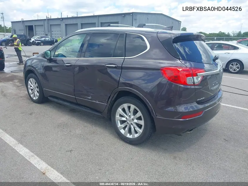2017 Buick Envision Essence VIN: LRBFXBSA0HD044526 Lot: 45436734