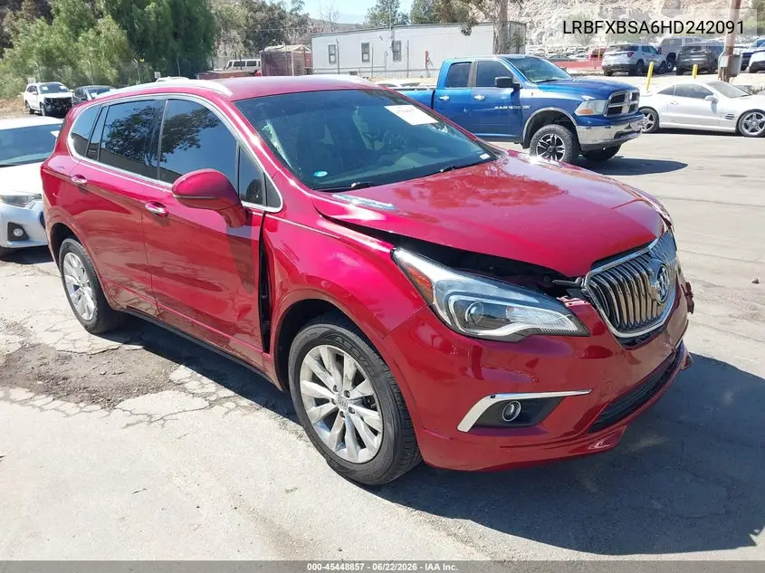2017 Buick Envision Essence VIN: LRBFXBSA6HD242091 Lot: 45448857