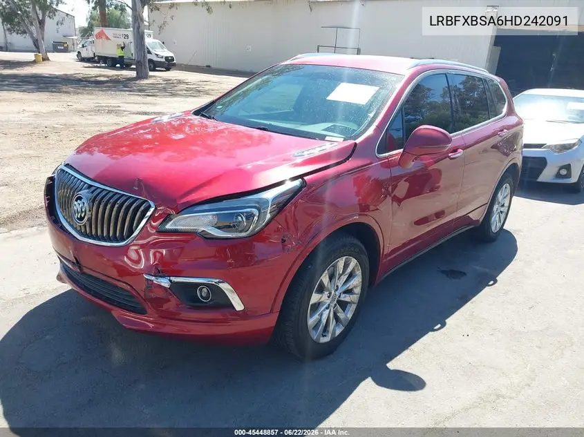 2017 Buick Envision Essence VIN: LRBFXBSA6HD242091 Lot: 45448857
