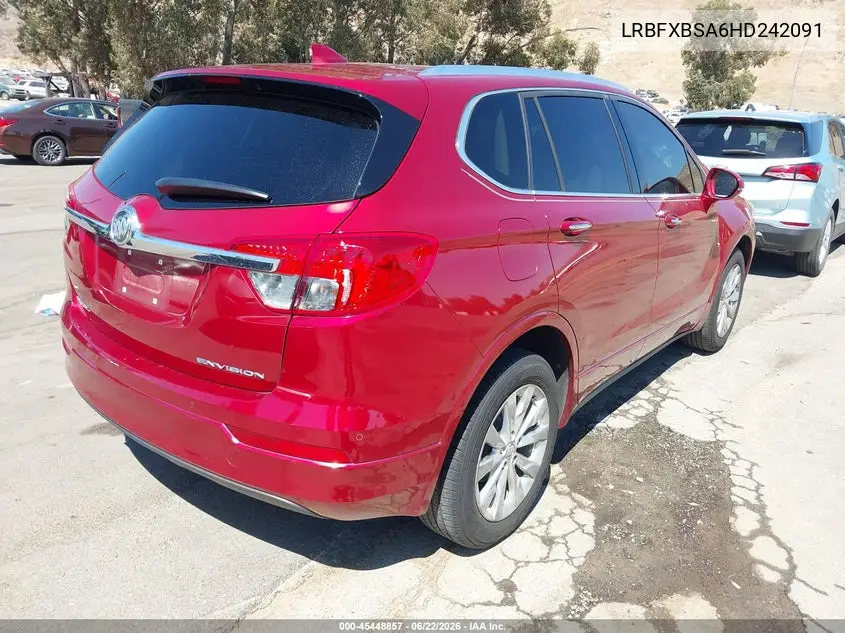 2017 Buick Envision Essence VIN: LRBFXBSA6HD242091 Lot: 45448857