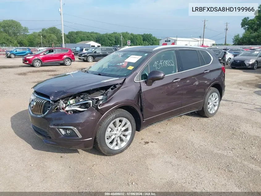 2017 Buick Envision Essence VIN: LRBFXDSA8HD199966 Lot: 45488032