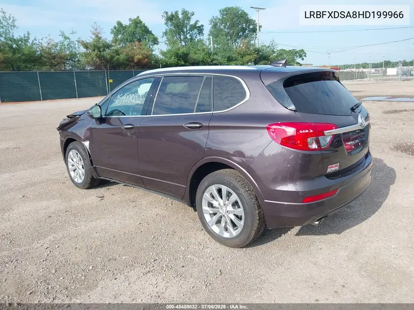 2017 Buick Envision Essence VIN: LRBFXDSA8HD199966 Lot: 45488032