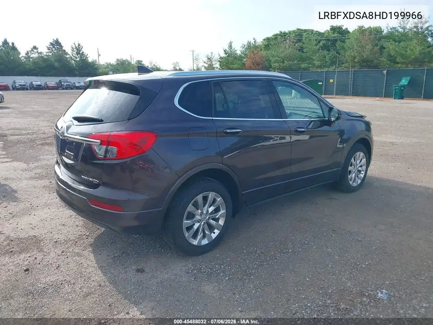 2017 Buick Envision Essence VIN: LRBFXDSA8HD199966 Lot: 45488032