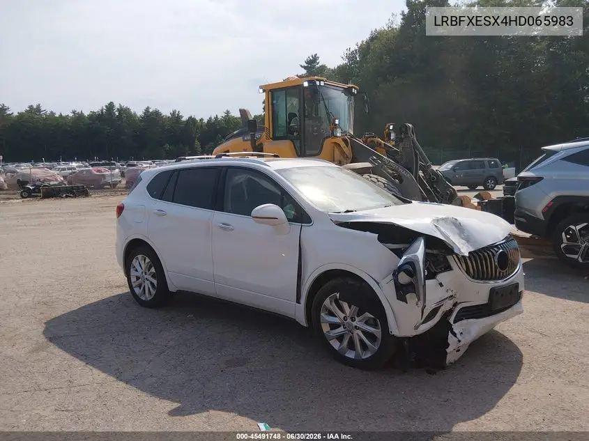 2017 Buick Envision Premium I VIN: LRBFXESX4HD065983 Lot: 45491748