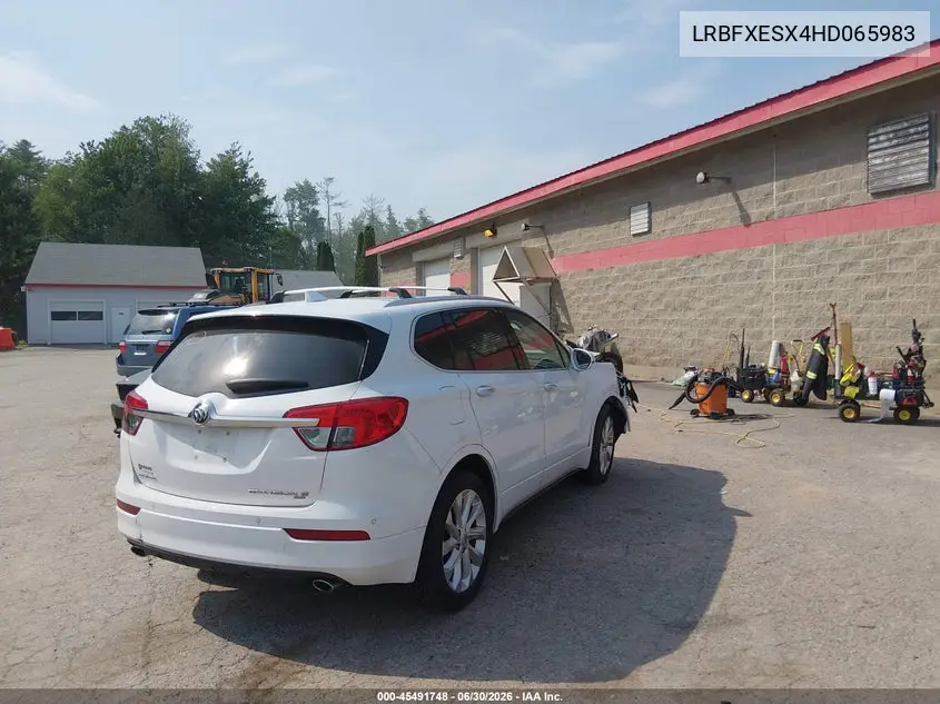 2017 Buick Envision Premium I VIN: LRBFXESX4HD065983 Lot: 45491748