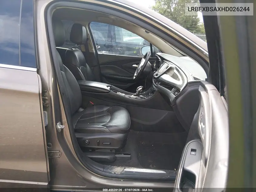2017 Buick Envision Essence VIN: LRBFXBSAXHD026244 Lot: 45528126