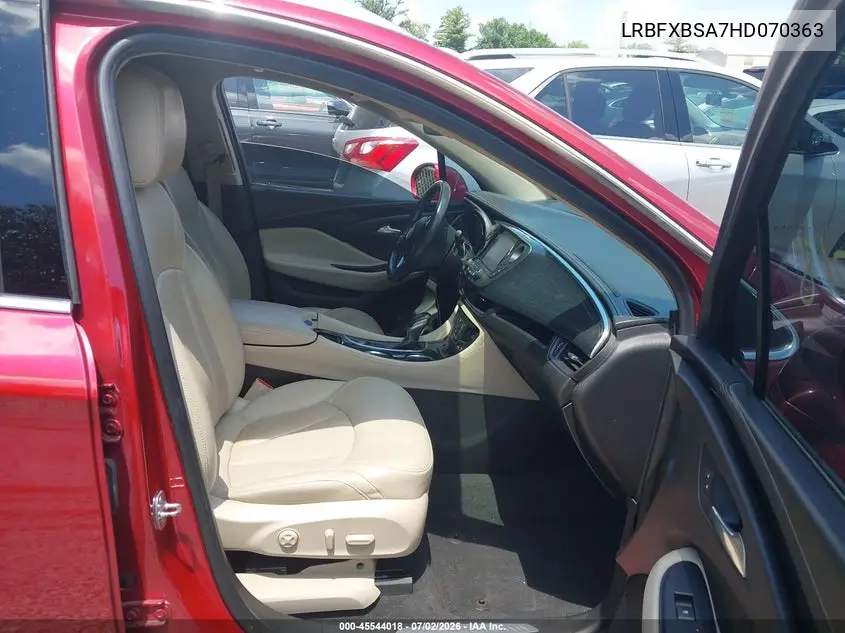 2017 Buick Envision Essence VIN: LRBFXBSA7HD070363 Lot: 45544018