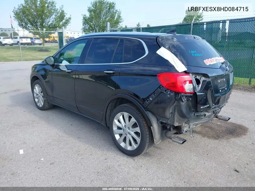 2017 Buick Envision Premium I VIN: LRBFXESX8HD084715 Lot: 45558806
