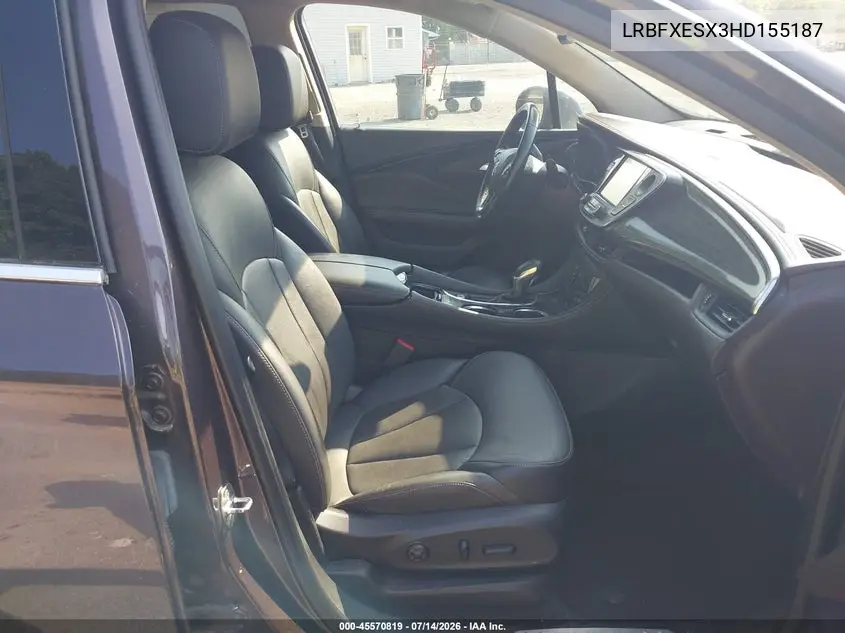 2017 Buick Envision Premium I VIN: LRBFXESX3HD155187 Lot: 45570819