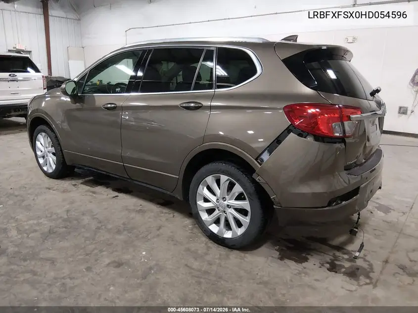 2017 Buick Envision Premium Ii VIN: LRBFXFSX0HD054596 Lot: 45608073