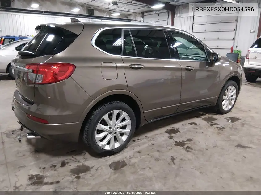2017 Buick Envision Premium Ii VIN: LRBFXFSX0HD054596 Lot: 45608073