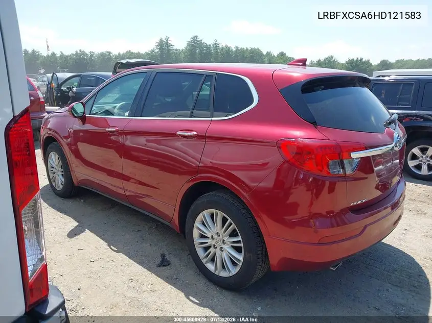 2017 Buick Envision Preferred VIN: LRBFXCSA6HD121583 Lot: 45609929