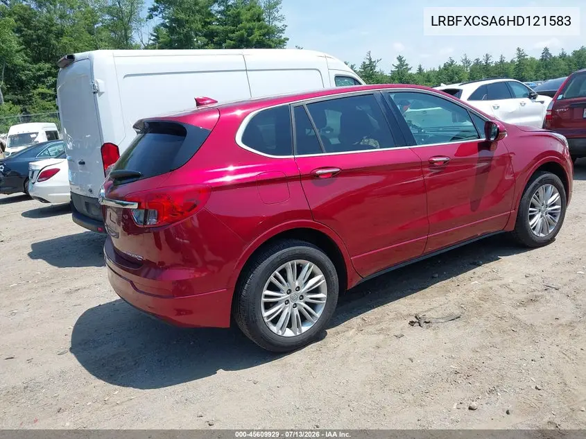 2017 Buick Envision Preferred VIN: LRBFXCSA6HD121583 Lot: 45609929