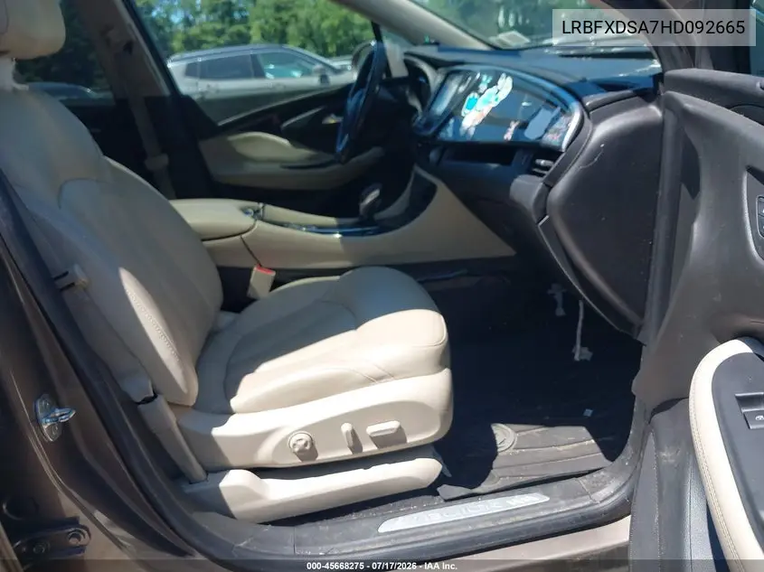 2017 Buick Envision Essence VIN: LRBFXDSA7HD092665 Lot: 45668275
