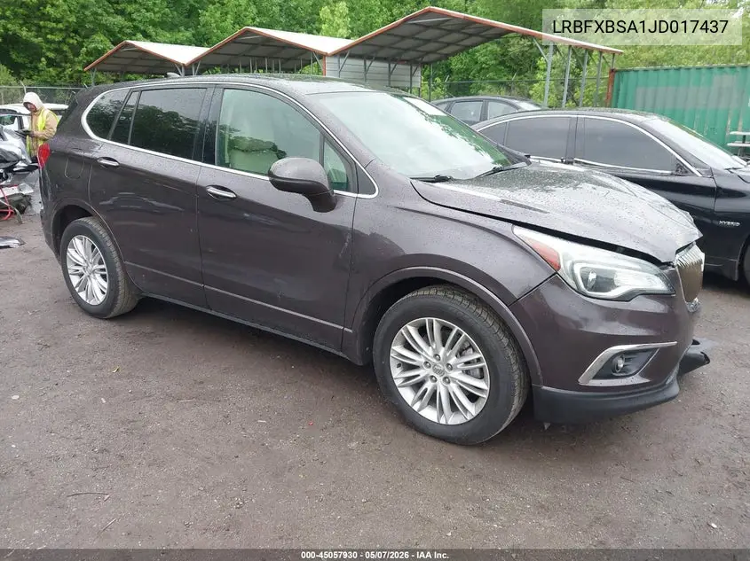 2018 Buick Envision Preferred VIN: LRBFXBSA1JD017437 Lot: 45057930