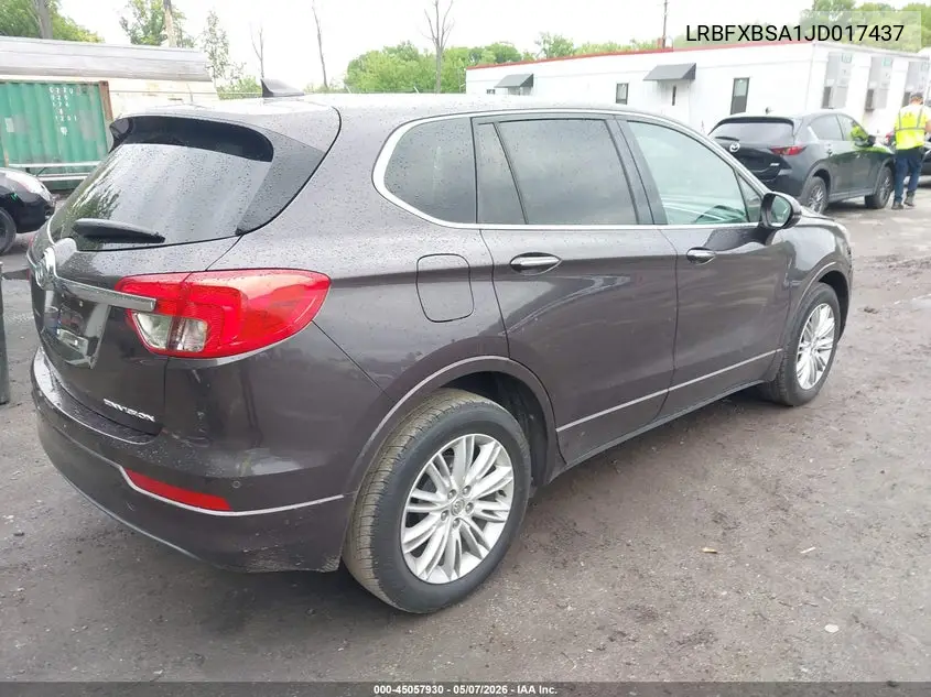 2018 Buick Envision Preferred VIN: LRBFXBSA1JD017437 Lot: 45057930