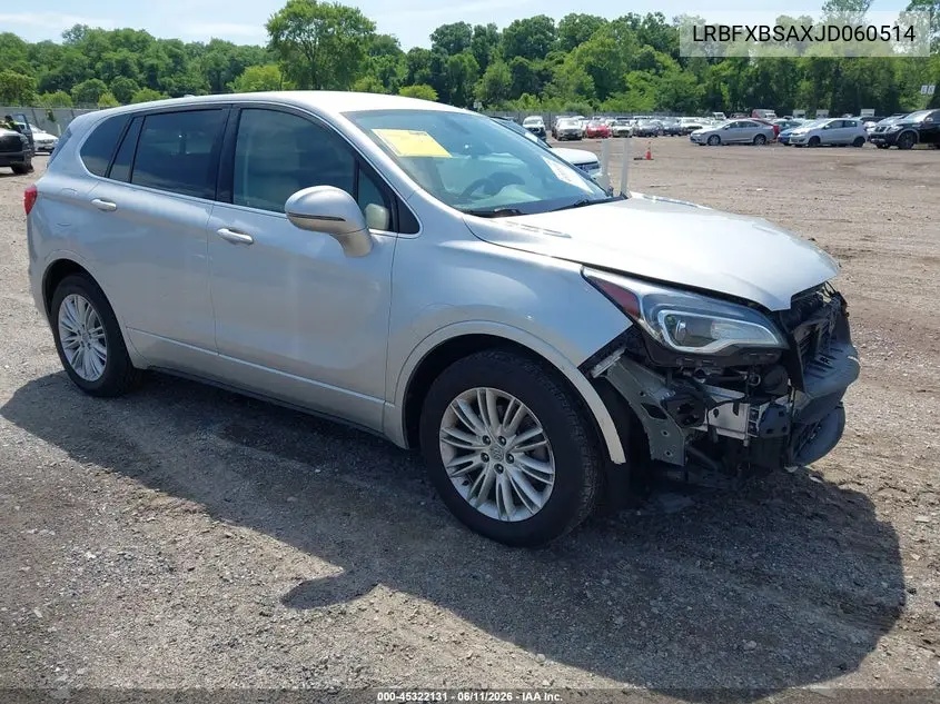 2018 Buick Envision Preferred VIN: LRBFXBSAXJD060514 Lot: 45322131
