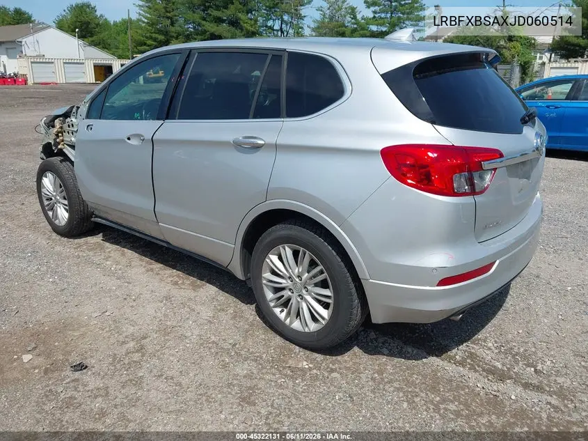 2018 Buick Envision Preferred VIN: LRBFXBSAXJD060514 Lot: 45322131