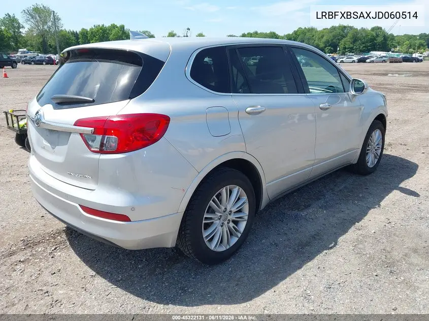 2018 Buick Envision Preferred VIN: LRBFXBSAXJD060514 Lot: 45322131